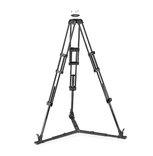 Trípode De Vídeo CF De Dos Patas Con Esparcidor De Suelo Y Cuenco De 100/75 Mm -