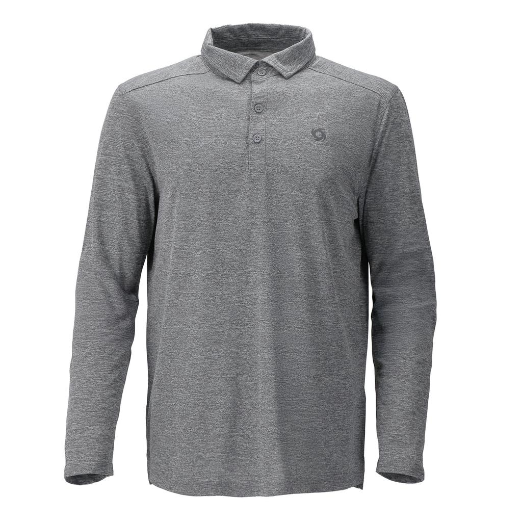 Polera Polo Manga Larga Lava Hombre -