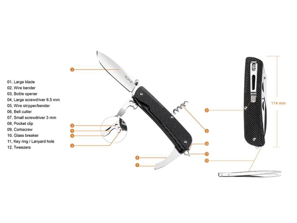 Navaja LD21-B - Color: Negro