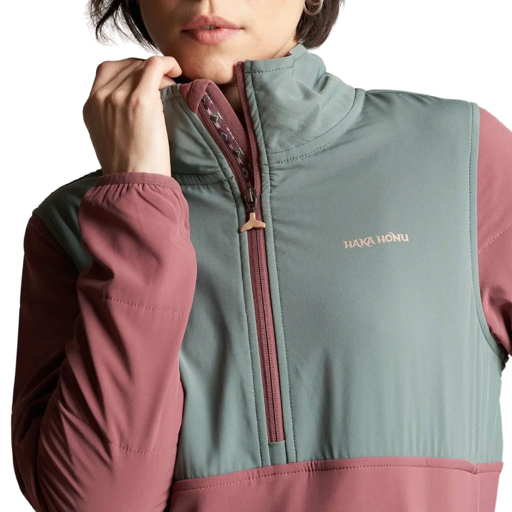 Poleron Mujer Del Sur 1/4 Zip Sin Capucha -