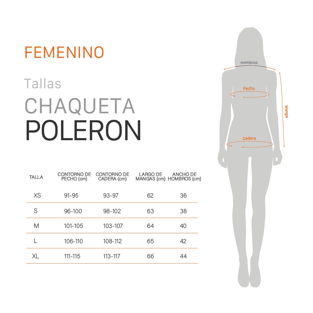 Miniatura Poleron Hobby Print Mujer Negro - Color: Negro