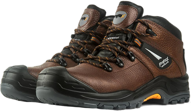 Zapato De Seguridad 122 C Botin Unisex - Color: Cafe