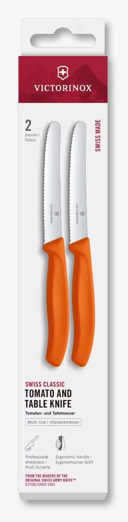Set de cuchillos para tomate y de mesa Swiss Classic, 2 piezas