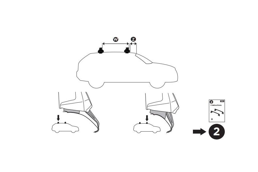 Kit De Anclaje De Techo Nissan 145127 -
