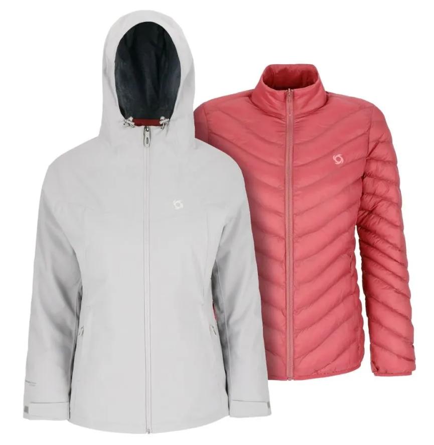 Miniatura Parka 3 en 1 Skada Women - Color: Gris