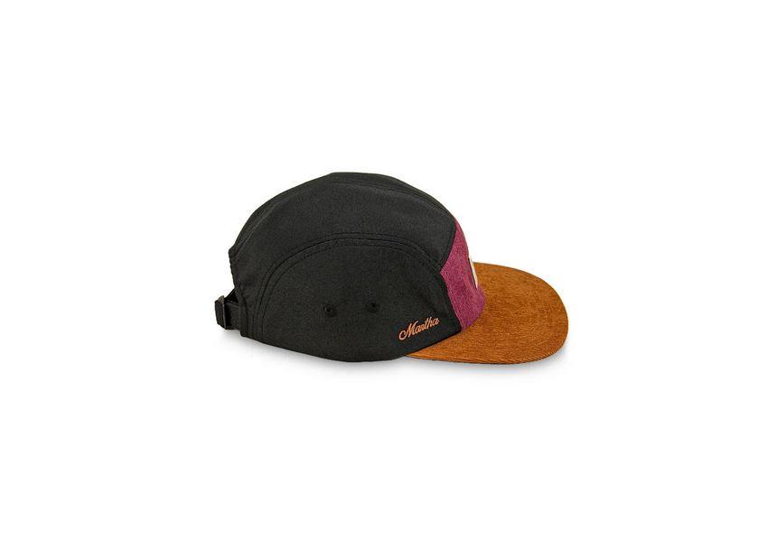 Jockey Máncora 5-Panel Hat - Color: Negro/Bordo