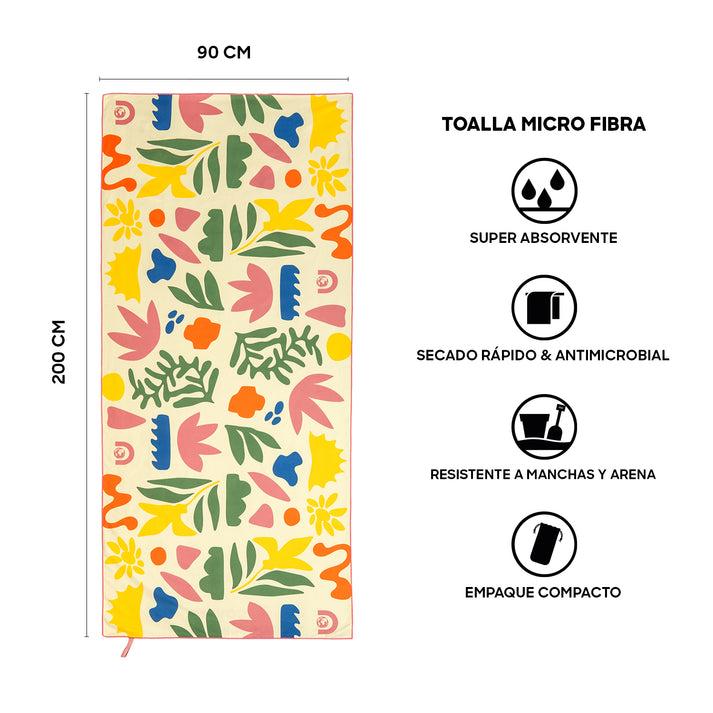 Miniatura Toalla de Playa Beach Flower - Color: Estampado Flores