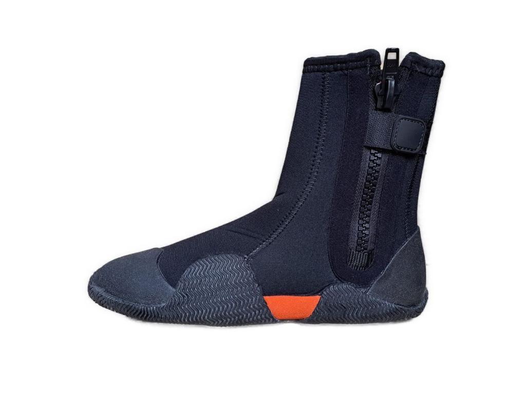 Zapato Round Toe Zipped 5mm Power Boot