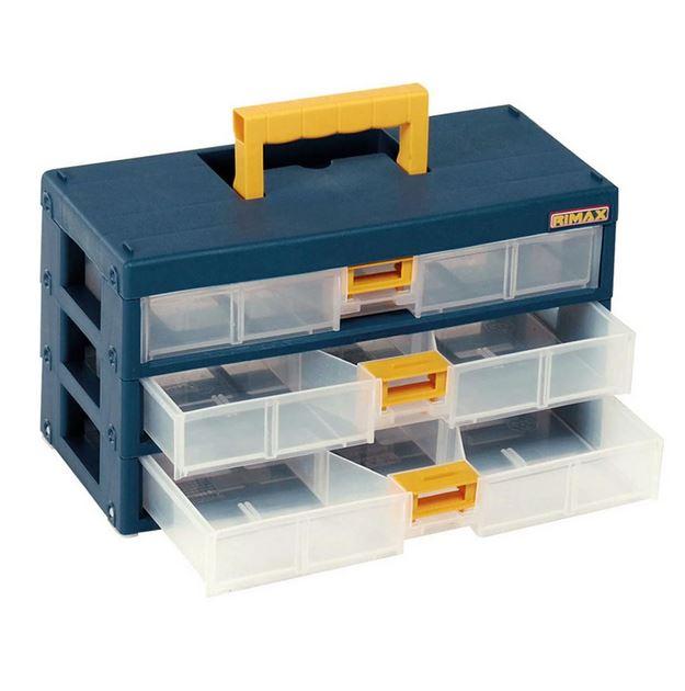 Caja Organizadora Modular 3 Niveles - Color: Azul