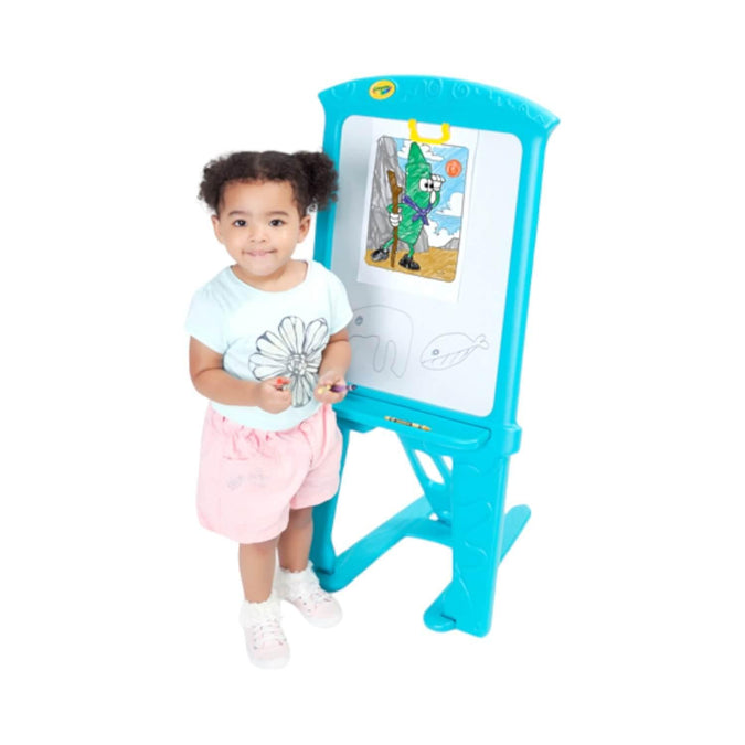Pizzara Infantil Doble Cara Con Soporte  - Color: Celeste