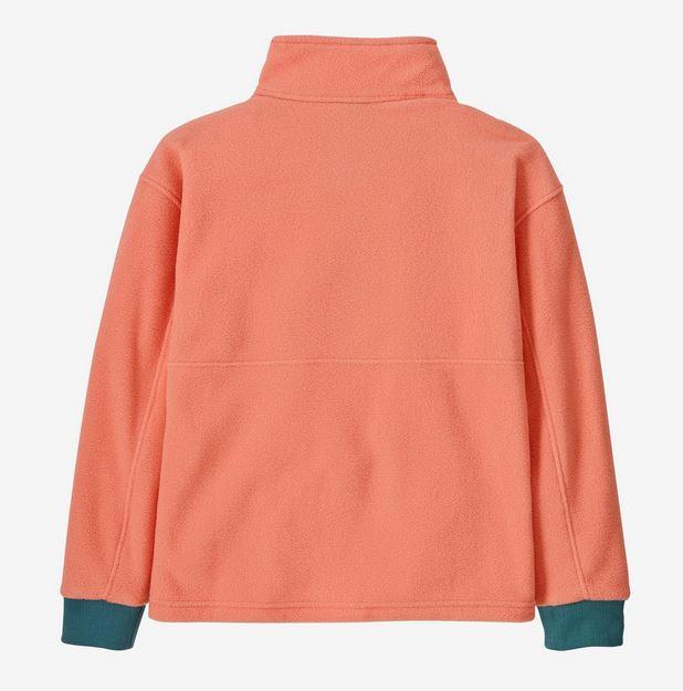 Polar Kids Microdini 1/2-Zip Pullover  - Color: Rosado/Verde