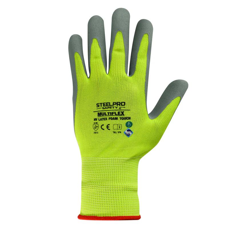 Guante Multiflex HV Latex Foam Touch  - Color: Gris Verde