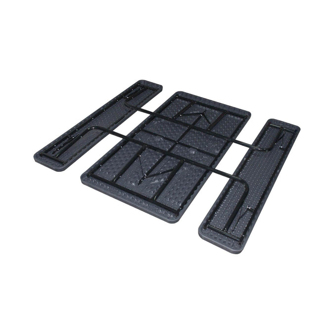 Miniatura Set Mesa Y Bancos Plegables 137X70X72Cm Diseño Madera - Color: Madera