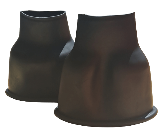 Puños De Latex Cuello De Botella  - Color: Negro