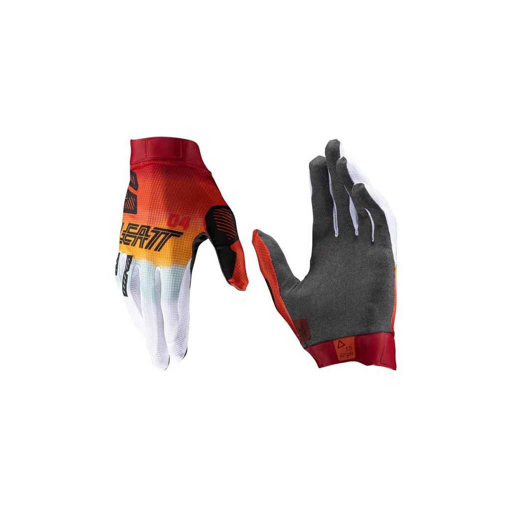Guantes Moto GripR 1.5 V25 - Color: Negro,Blanco,Rojo