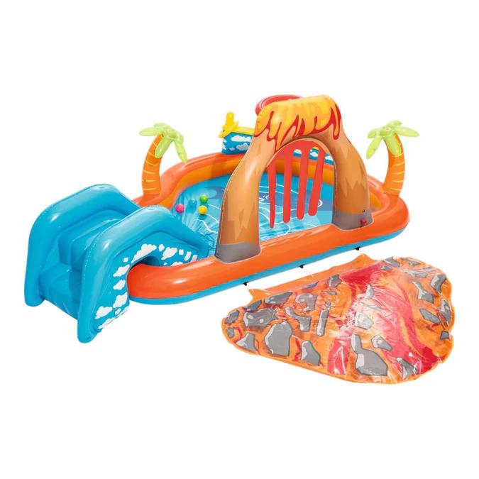 Miniatura Piscina Y Juegos Inflable Lava 2.65Mx2.65Mx1.04M -