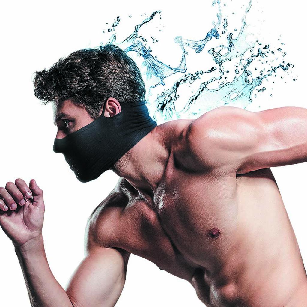 Miniatura Mascara Deportiva Tejido Ultrafino Sin Cuello  -