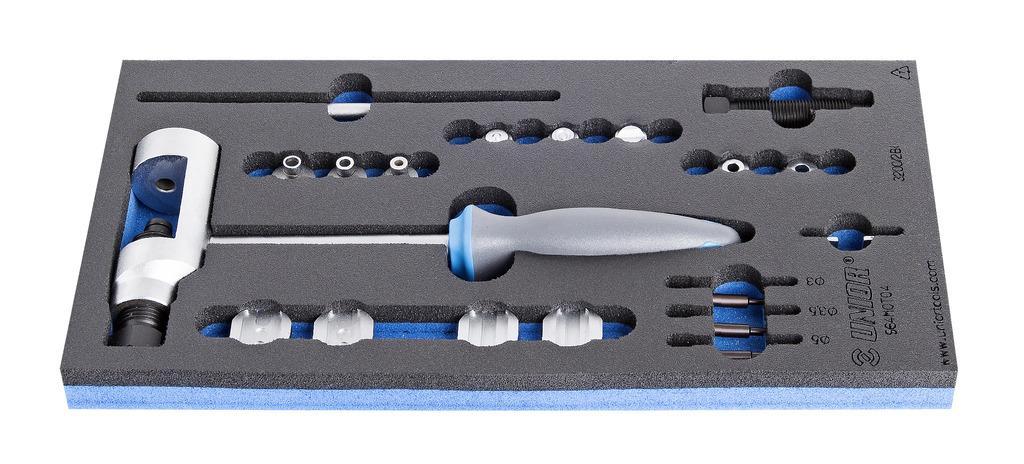 Set Corta Cadena Motos - Color: Gris/Azul