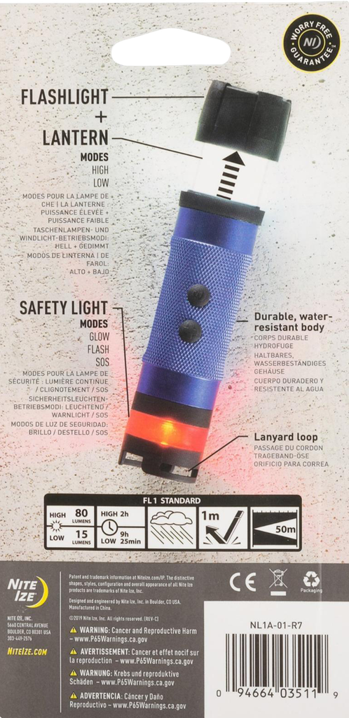 Mini Linterna Radiante 3 En 1