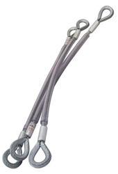 Anclaje Cable de acero Lanyard Sara 80 cm 