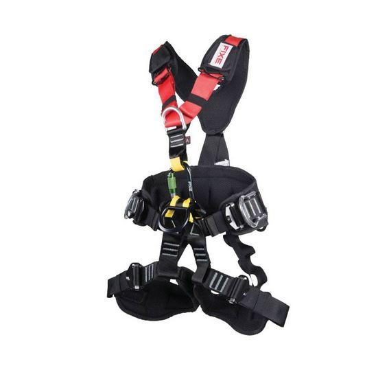 Arnés Integral Industrial Challenger V2 - Color: Negro/Rojo