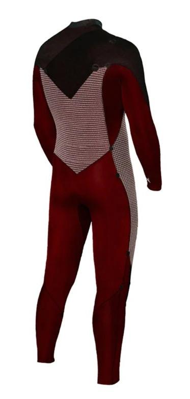 Miniatura Traje de Neopren Wetsuits Yeti 43 Steamer 2022 - Color: Burgondy