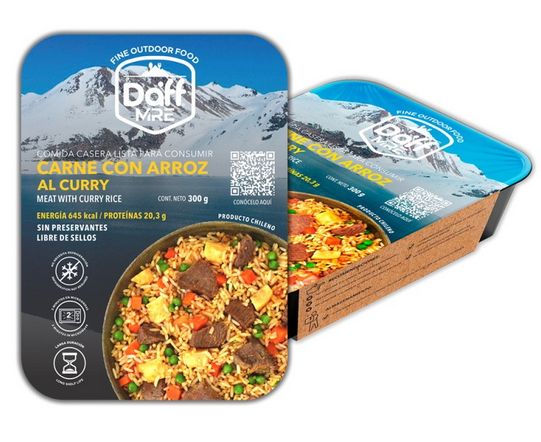 Carne Con Arroz Al Curry 300 Grs