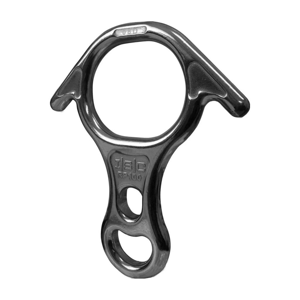 Descendedor / Asegurador Tipo 8 con Orejas Aluminio 25 kN 