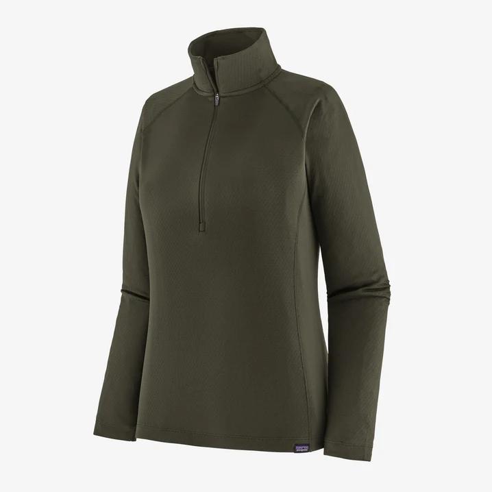 Primera Capa Mujer Capilene Midweight Zip-Neck - Color: Verde