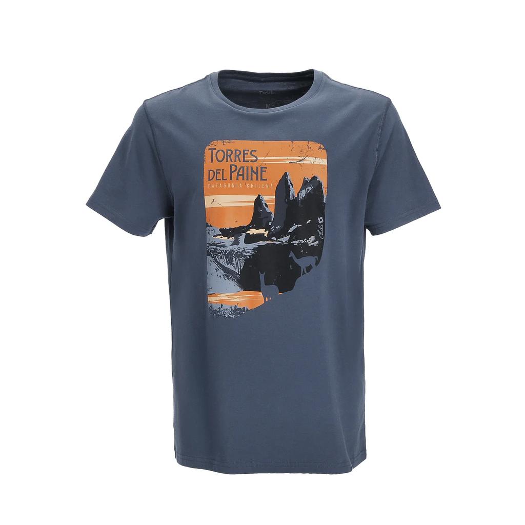 Polera Manga Corta Torres Del Paine Hombre