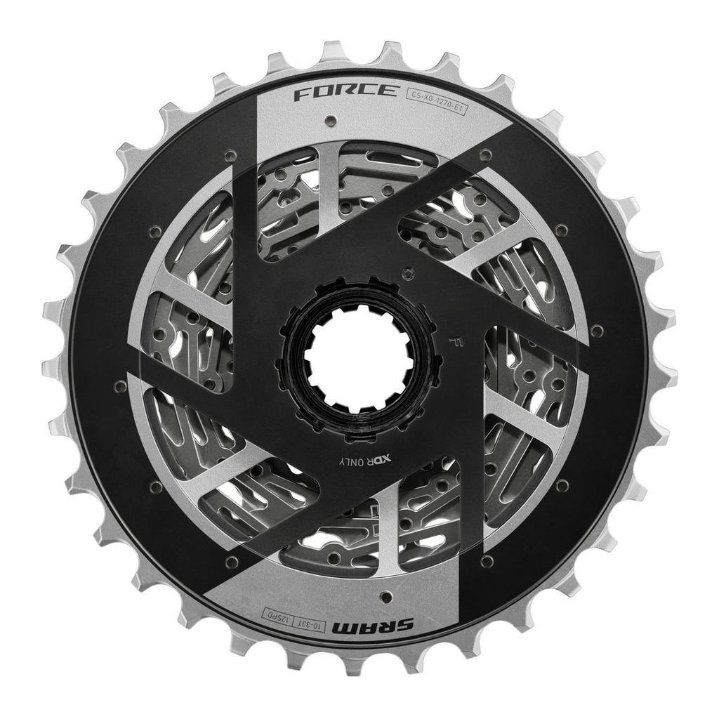 Miniatura Piñón XDR Flattop E1 XG1270 12V 10-33T - Color: Plateado