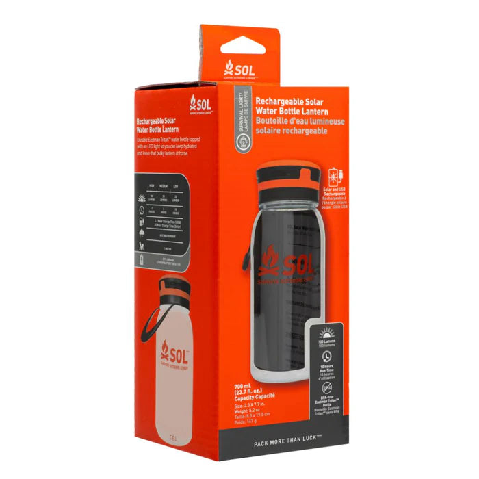 Miniatura Botella Solar Linterna Recargable -