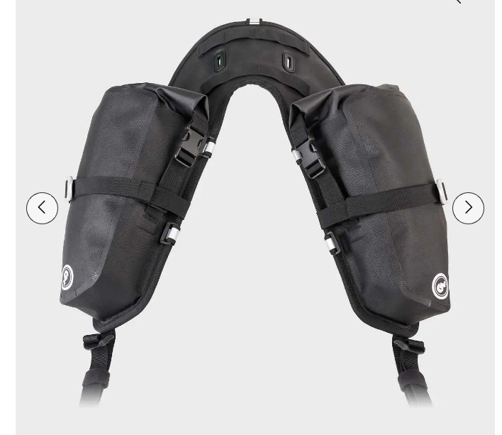 Alforja para Moto Mojavi Saeddlebag Zip - Color: Negro