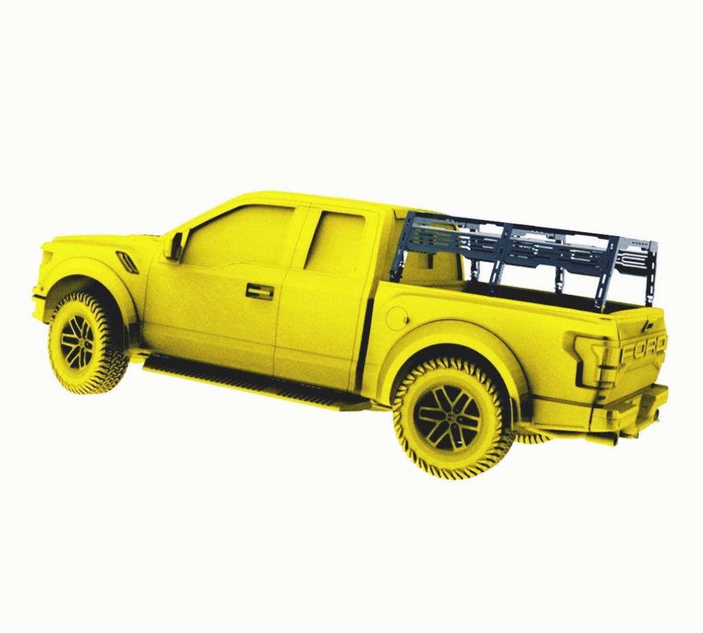 Miniatura Rack Universal Para Pick Up Con 2 Canastos Carga  -