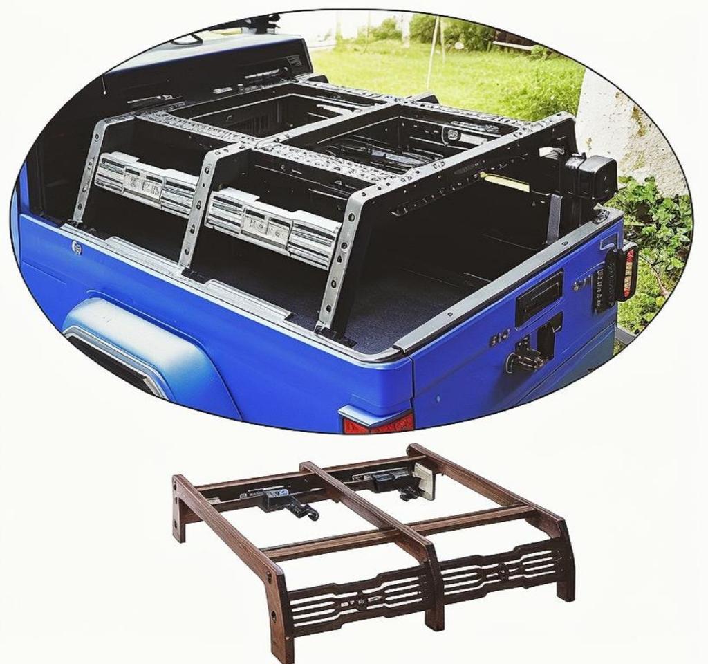 Rack Universal Para Pick Up Con 2 Canastos Carga  -