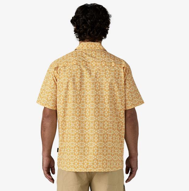 Miniatura Camisa Hombre Short-Sleeved Self-Guided Sun Shirt - Color: Amarillo