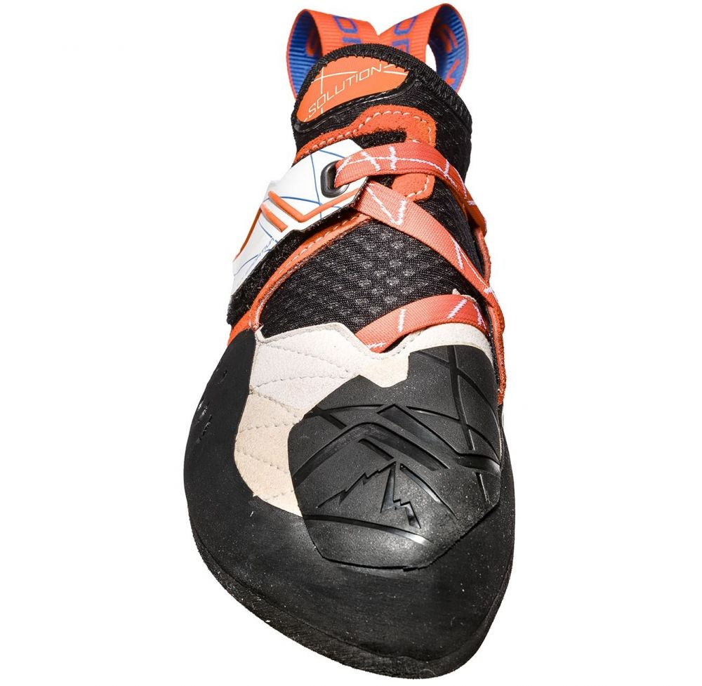 Miniatura Zapatilla de Escalada Solution Mujer - Color: White/Lily Orange