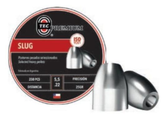 Postón Premium Slug 5,5MM 21GR LATA 250u_