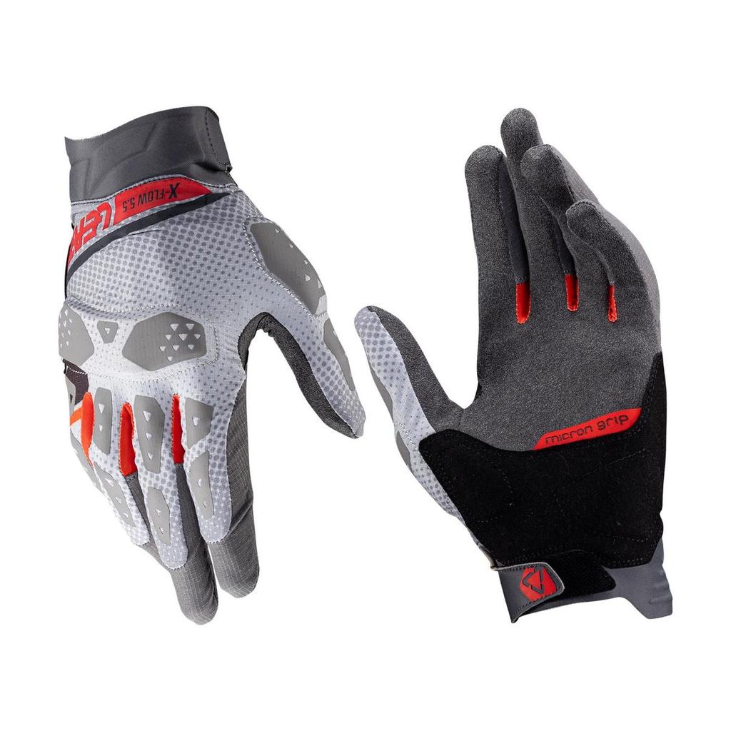 Guantes ADV Cortos X-Flow 5.5 - Color: Gris Blanco
