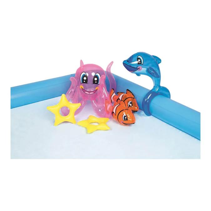 Miniatura Piscina Y Juegos Inflable Acuario 2.39Mx2.06Mx86Cms  -