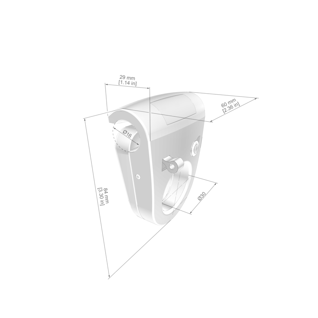Miniatura Deslizador anticaidas horizontal SKYLINE RUN para cable de acero 16mm -