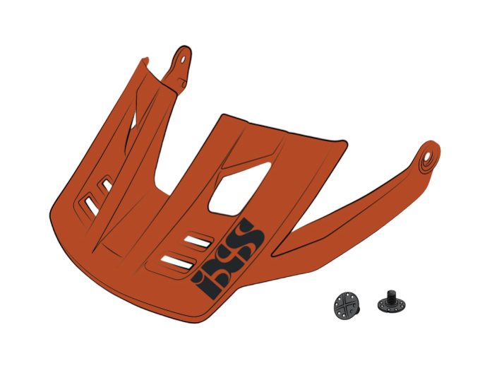 Miniatura Visera Trigger Ff De Bicicleta -