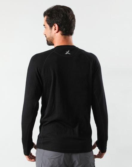 Primera Capa Top Hombre Lana Merino  - Color: Black