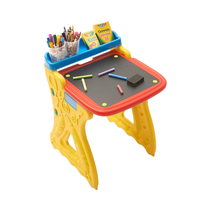 Mesa De Pintura Y Arte Para Niños  - Color: Rojo/Azul/Amarillo