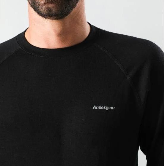 Primera Capa Top Hombre Lana Merino  - Color: Black