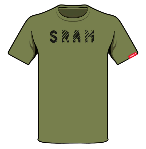 Polera Slash De Hombre - Color: Verde