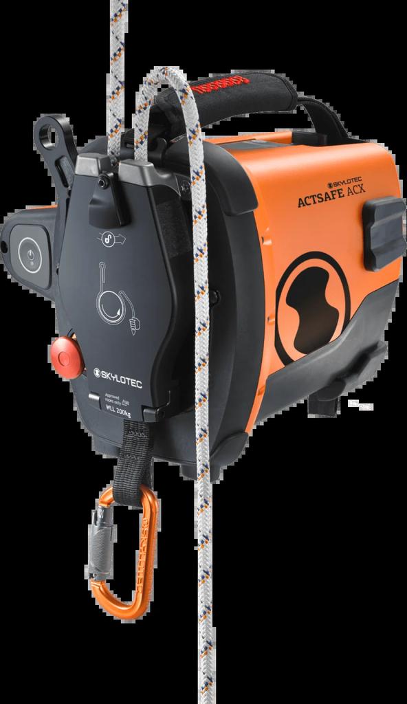 Miniatura Ascendedor Eléctrico Actsafe Acx Power  - Color: Negro Naranja