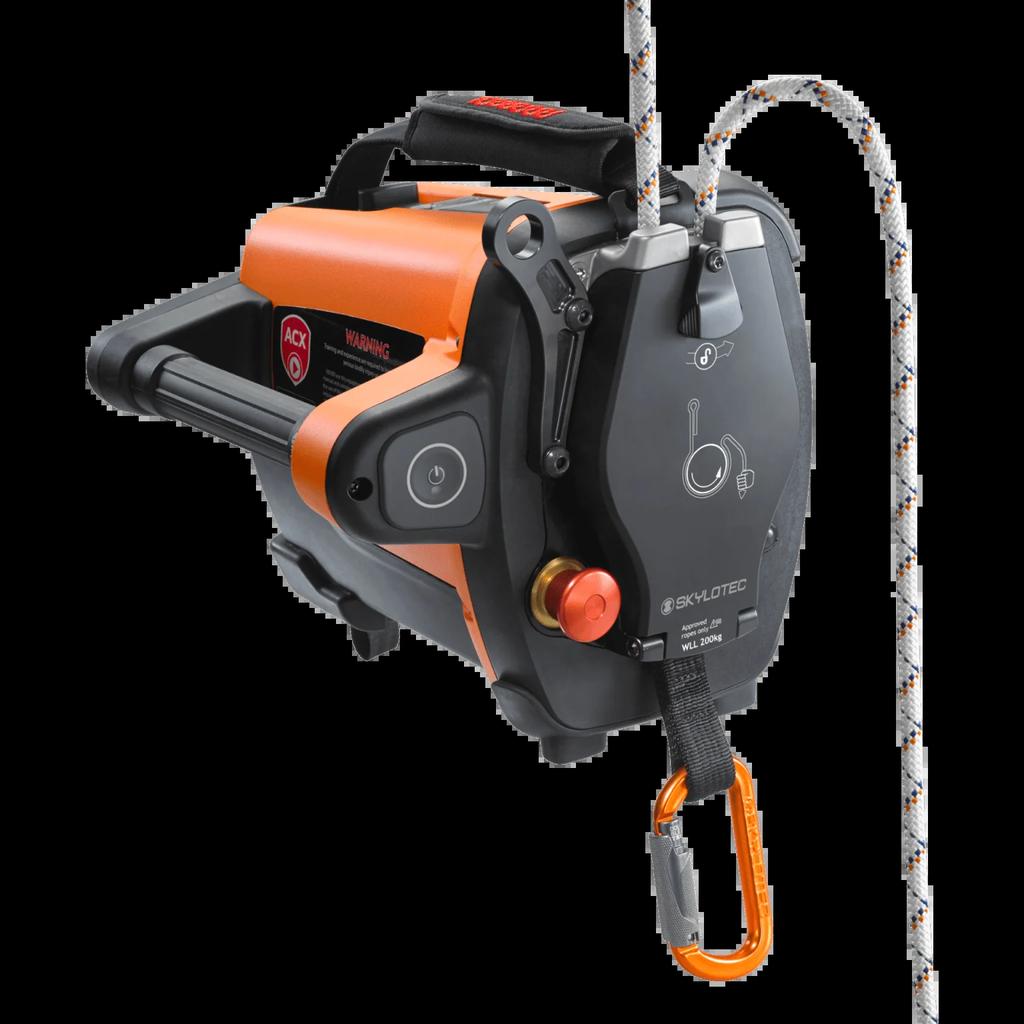 Miniatura Ascendedor Eléctrico Actsafe Acx Power  - Color: Negro Naranja