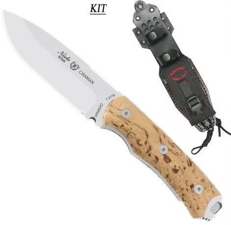 Cuchillo Chaman Abedul Full - Color: Madera