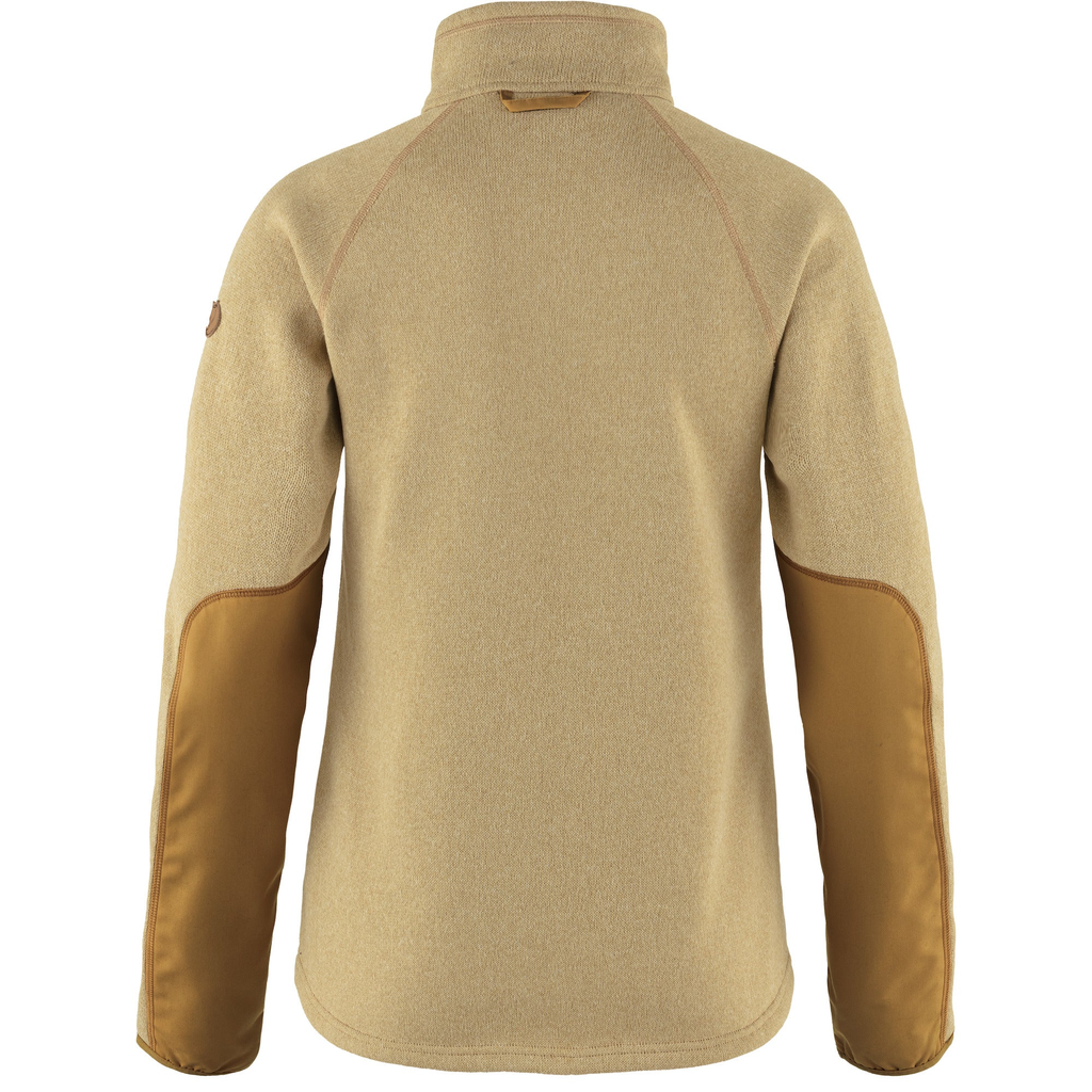 Polar Mujer Övik Fleece Zip Sweater - Color: Dune Beige